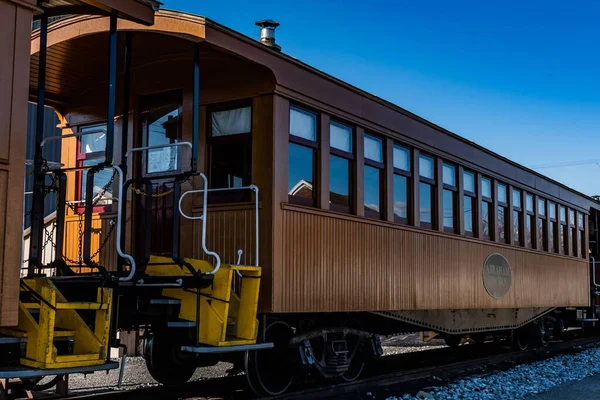 Steam History Railcar Abraham Lincoln New Freedom Pennsylvania Usa — Foto Stock
