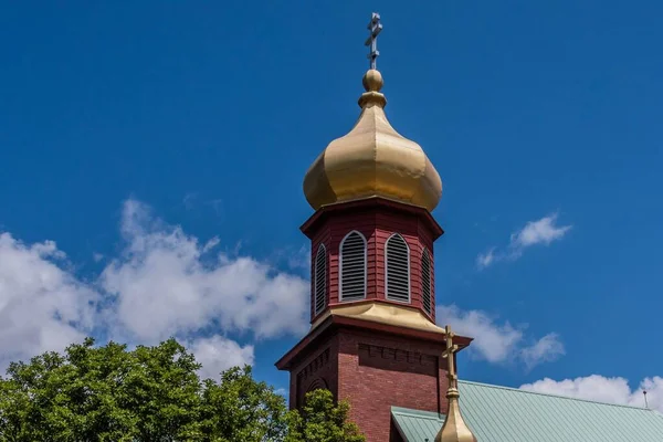 Église Orthodoxe Saint Pierre Paul Carpatho Russe Mount Union Pennsylvanie — Photo