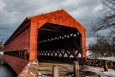 Perili Sachs Kapalı Köprüsü, Adams County, Pennsylvania, ABD