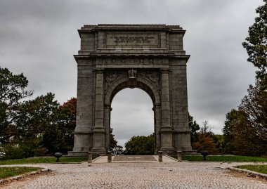 National Memorial Arch Valley Forge Ulusal Tarihi Parkı, Pennsylvania, ABD