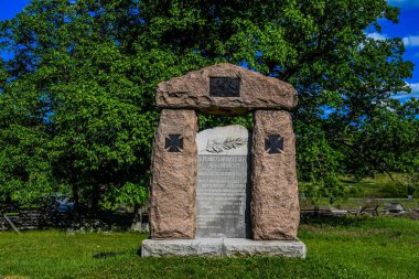 Fotoğraf: 11. Pennsylvania Yedek Alayı, Ayers Bulvarı, Gettysburg Ulusal Askeri Parkı, ABD