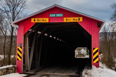 Cisna Mill (Adair) Covered Bridge, Perry County, Pennsylvania, ABD