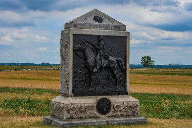 9. New York Gönüllü Süvari Alayı Anıtı, Gettysburg Ulusal Askeri Parkı, ABD