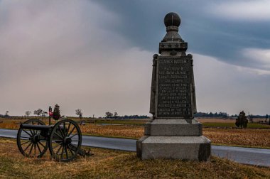 Fotoğraf: 1. New Jersey Hafif Topçu Anıtı (Clarks Battery), Gettysburg Ulusal Askeri Parkı, Pennsylvania ABD