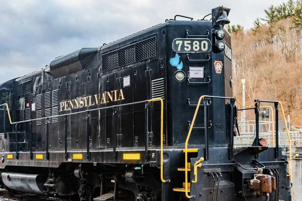 Pennsylvania Railroad Engine 7580 Glen Rock Pennsylvania Usa — Foto Stock