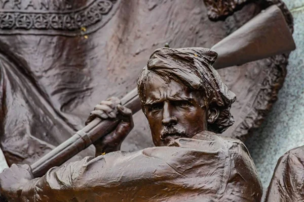 美国宾夕法尼亚葛底斯堡国家军事公园弗吉尼亚纪念碑 — 图库照片