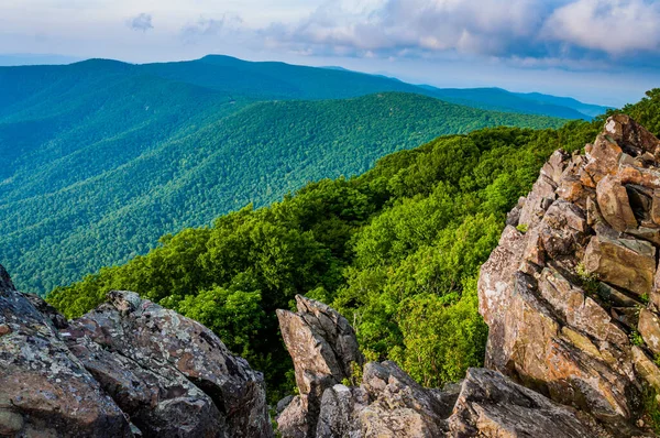 View Blue Ridge Mountains Shenandoah National Park Virginia Verenigde Staten — Stockfoto