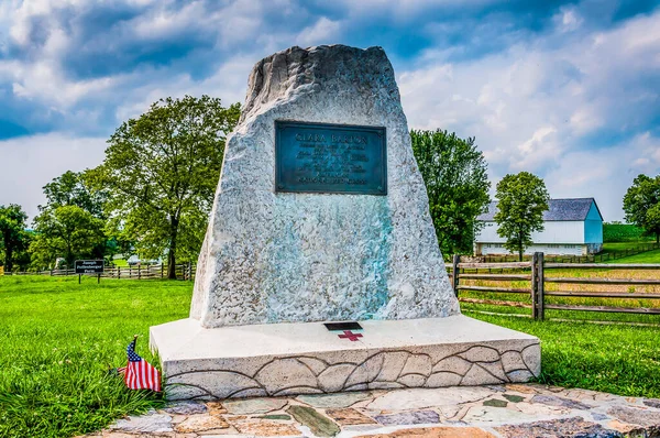 Foto Clara Barton Memorial Antietam National Battlefield Maryland Estados Unidos — Foto de Stock