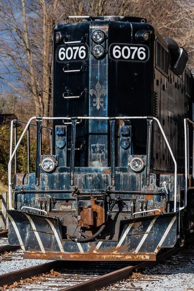 Locomotiva Diesel Parcheggiata Sette Valli Usa — Foto Stock