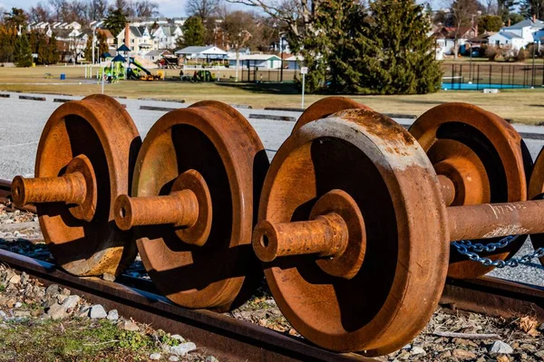 Train Wheels New Freedom Pensilvania —  Fotos de Stock