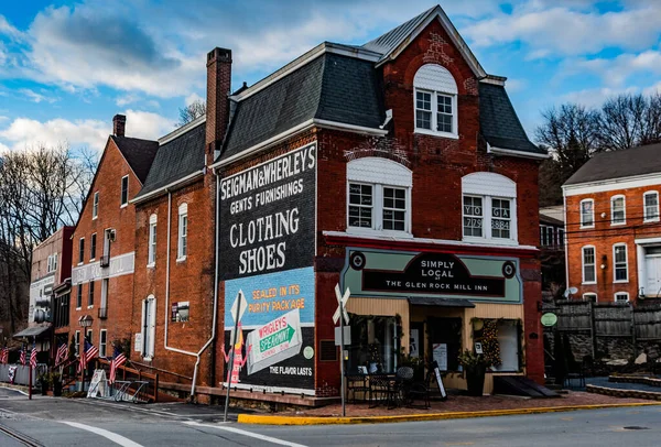 Edificio Histórico Glen Rock Pensilvania — Foto de Stock