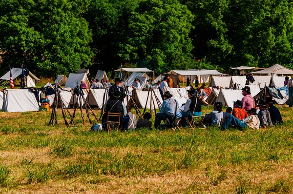 Federal Camp Meeting Gettysburg 150Th Reenactment July 2013 — Stock Photo, Image