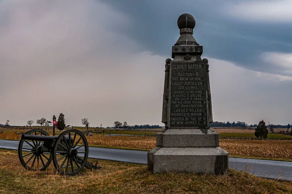Fotoğraf: 1. New Jersey Hafif Topçu Anıtı (Clarks Battery), Gettysburg Ulusal Askeri Parkı, Pennsylvania ABD