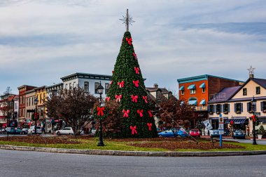 Fotoğraf: Gettysburg Şehir Meydanı Noel Zamanı, Gettysburg, Pennsylvania ABD