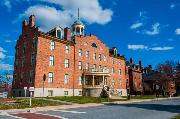 Foto United Lutheran Seminary Schmucker Hall Gettysburg Pennsylvania Usa - Stock-foto