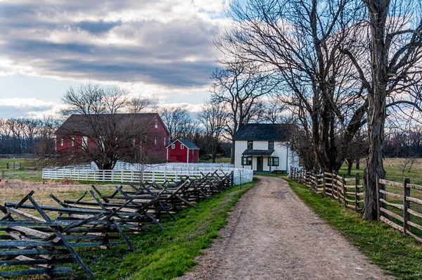 Fotografie Spangler Farm Gettysburg National Military Park Pennsylvania Usa — Stock fotografie