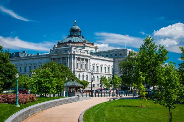 Fotografie Budovy Thomase Jeffersona Kongresová Knihovna Washington Usa — Stock fotografie