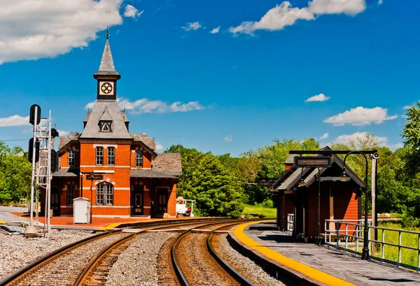 Foto Point Rocks Train Station Maryland Estados Unidos — Foto de Stock