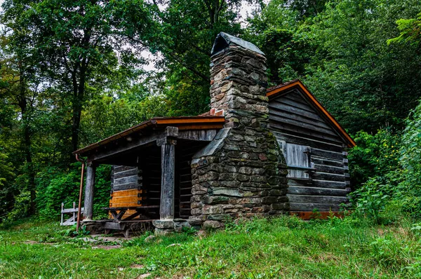 Photo Pocosin Cabin Shenandoah National Park Virginia Usa — Stock Photo, Image