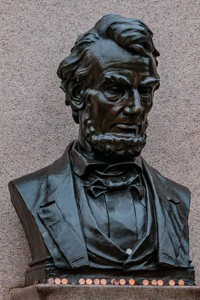 Fotoğraf Abraham Lincoln Gettysburg Adres Gettysburg Ulusal Mezarlığı Pennsylvania Abd — Stok fotoğraf