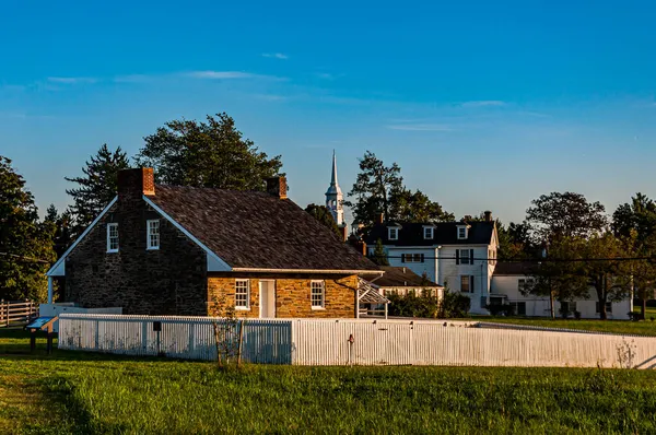 Photo Mary Thompson House Robert Lees Headquarters Seminary Ridge Gettysburg — Stock Photo, Image