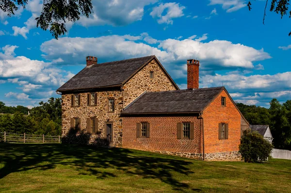 Stone Farmhouse Gettysburg National Battlefield Gettysburg Πενσυλβάνια — Φωτογραφία Αρχείου