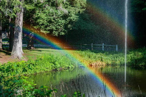 Rainbow Ponds Letchworth State Park ニューヨーク アメリカ — ストック写真