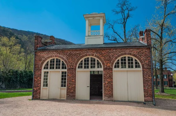 John Browns Fort Una Tarde Primavera Harpers Ferry National Historical — Foto de Stock