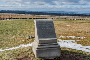 Tuğgeneral Lewis Armistead Anıtı, CSA, Gettysburg Ulusal Askeri Parkı, Pennsylvania, ABD
