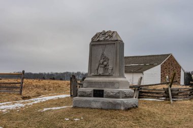 150. Pennsylvania Piyade Alayı Anıtı, Gettysburg Ulusal Askeri Parkı, Pennsylvania, ABD
