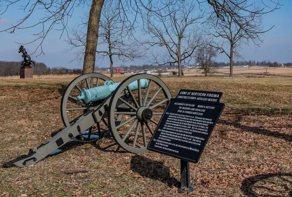 Pound Howitzer Gettysburg National Military Park Pennsylvania Usa — Stock Photo, Image