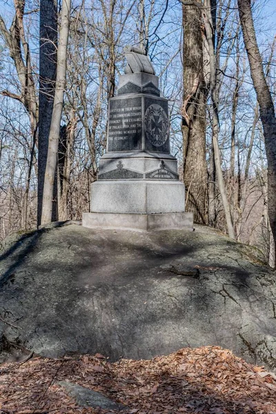 Corn Exchange Regiment Monument Big Top Gettysburg National Military Park — 图库照片