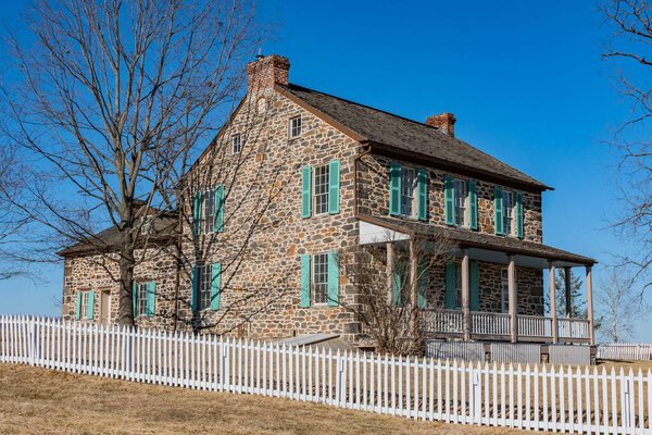 Ферма времен Гражданской войны (Rose Farm), национальный парк Гейсберг, штат Пенсильвания, США