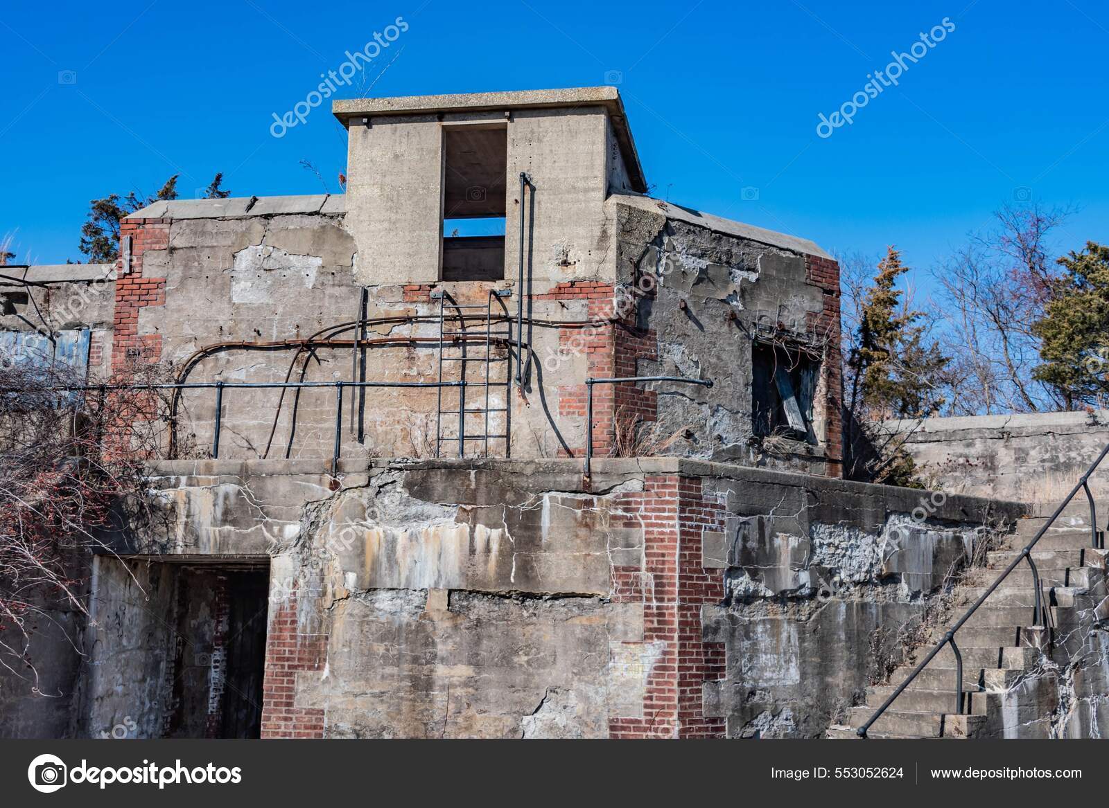 Sandy Hooks Historic Observation Tower Fort Hancock New Jersey Usa