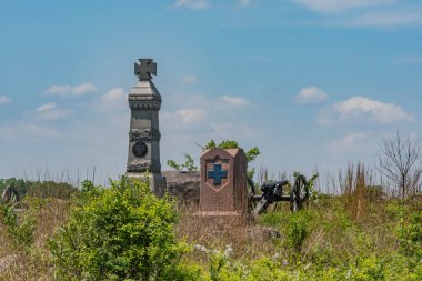 Pennsylvania 93. Gönüllü Alayı Anıtı, Gettysburg Ulusal Askeri Parkı, Pennsylvania, ABD