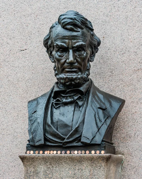 Lincoln Address Memorial Katonák Nemzeti Temetője Gettysburg Usa — Stock Fotó