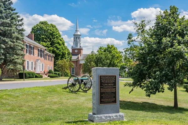 American Battlefield Trust Monument Lutheran Theological Seminary Gettysburg Pennsylvania Usa - Stock-foto