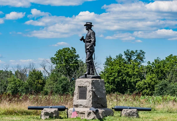 Monument Major General John Buford Gettysburg National Military Park Pennsylvania — Foto de Stock