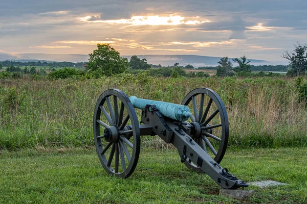Storm Gettysburg National Military Park Pennsylvania Usa — Stock Photo, Image