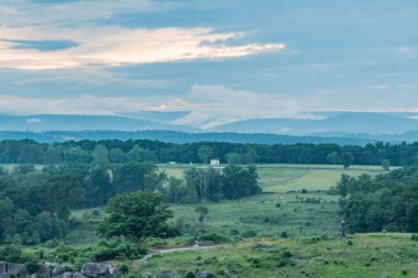 Stormy Evening at Gettysburg Battlefield, Pennsylvania, USA
