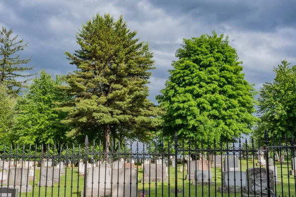 Storm Clouds Evergreen Cemetery Gettysburg Pennsylvania Usa — 图库照片