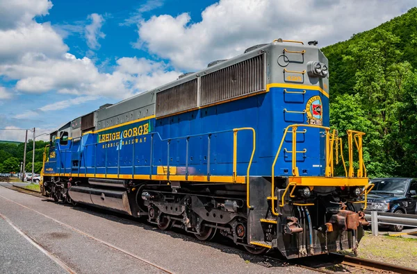 Engine 426 Lehigh Gorge Scenic Railway Jim Thorpe Pennsylvania Usa — Foto Stock