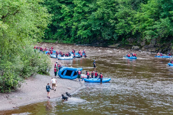 Rafting on the Lehigh River, Jim Thorpe Pennsylvania, USA