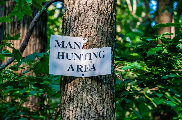Man Hunting Area Annapolis Rocks Maryland Usa Annapolis Rock Maryland — Stockfoto