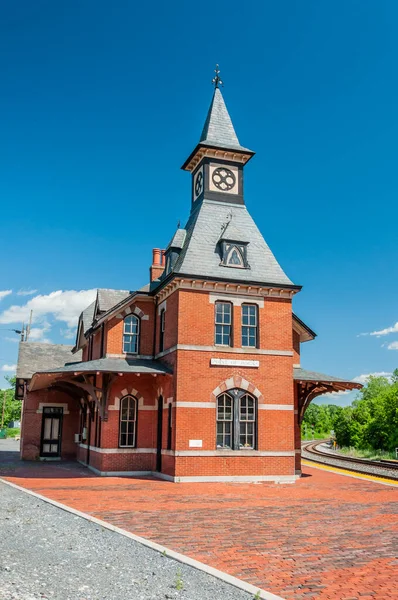 Historic Point Rocks Railroad Station Frederick County Maryland Usa Point — Foto de Stock