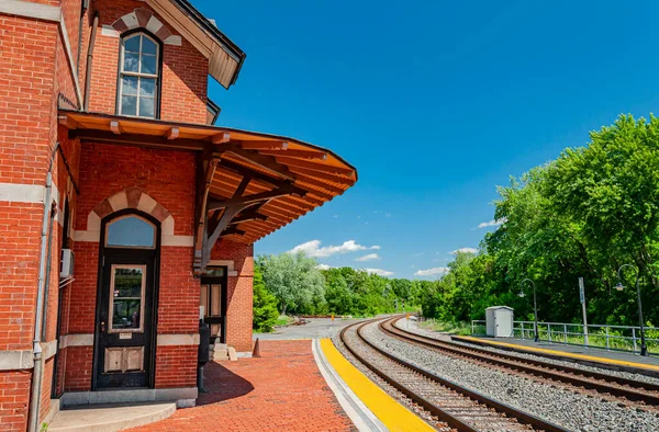 Waiting Train Point Rocks Railroad Station Frederick County Maryland Usa —  Fotos de Stock