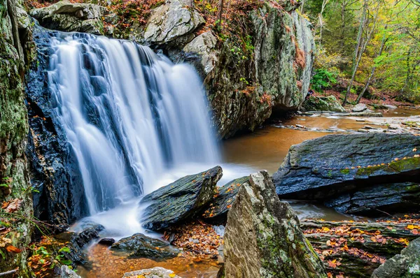 Perfect Autumn Day Rocks State Park Maryland Сша Jarrettsville Maryland — стоковое фото