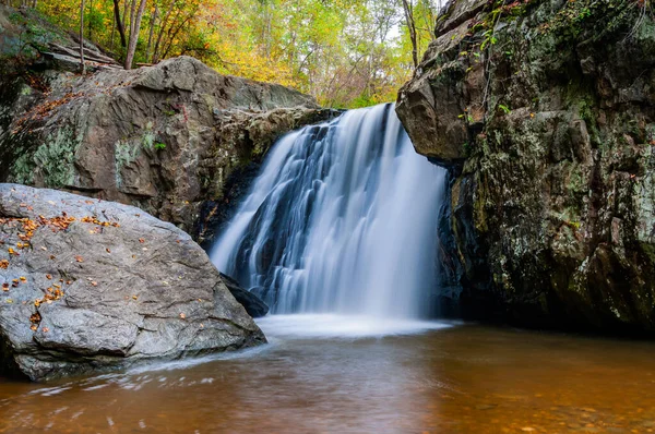 Magical Autumn Day Rocks State Park Maryland Usa Jarrettsville Maryland — стокове фото