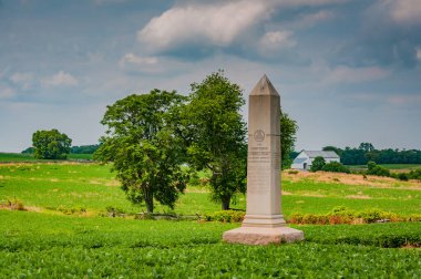 The 14th Connecticut Volunteer Infantry Regiment Monument, Antietam National Battlefield, Maryland USA, Sharpsburg, Maryland