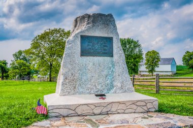 Monument to Clara Barton, Antietam National Battlefield, Maryland USA, Sharpsburg, Maryland